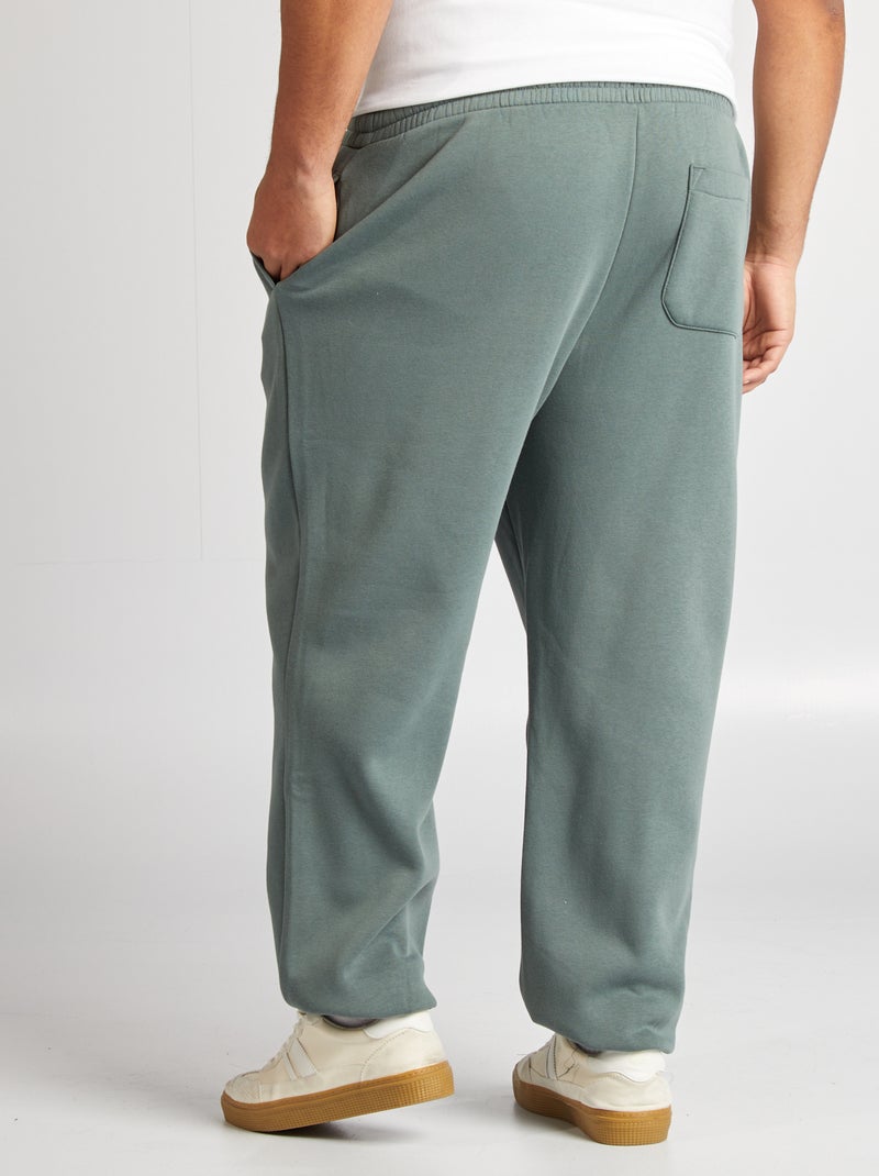 Warme joggingbroek GROEN - Kiabi