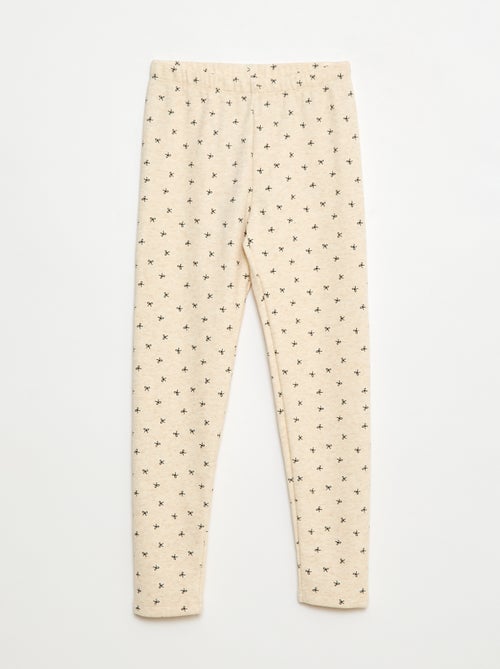 Warme legging met velours aan de binnenkant - Kiabi