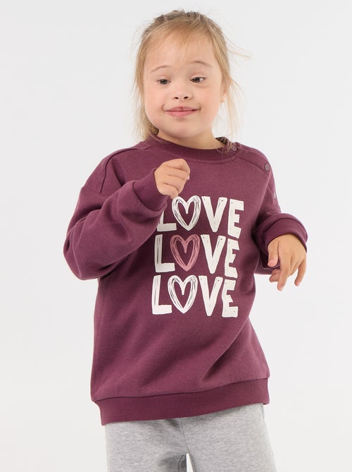 Warme molton sweater - gemakkelijk aan te trekken collectie - Kiabi Warme molton sweater - gemakkelijk aan te trekken collectie - Kiabi