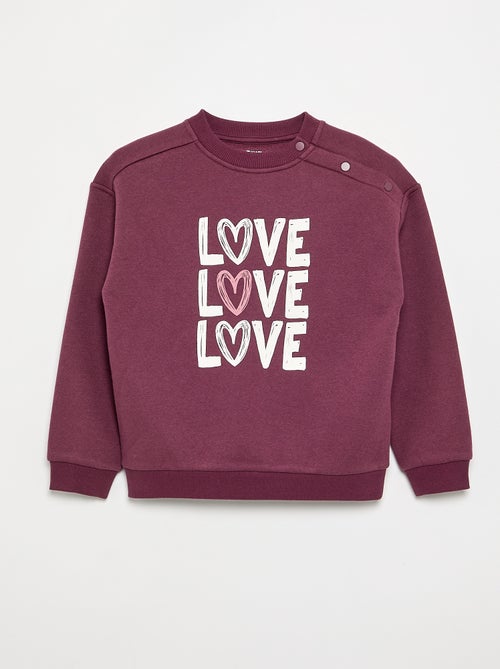 Warme molton sweater - gemakkelijk aan te trekken collectie - Kiabi Warme molton sweater - gemakkelijk aan te trekken collectie - Kiabi