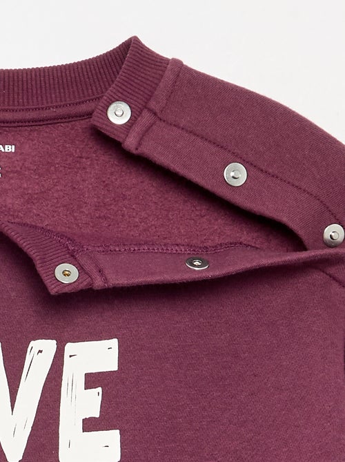 Warme molton sweater - gemakkelijk aan te trekken collectie - Kiabi Warme molton sweater - gemakkelijk aan te trekken collectie - Kiabi