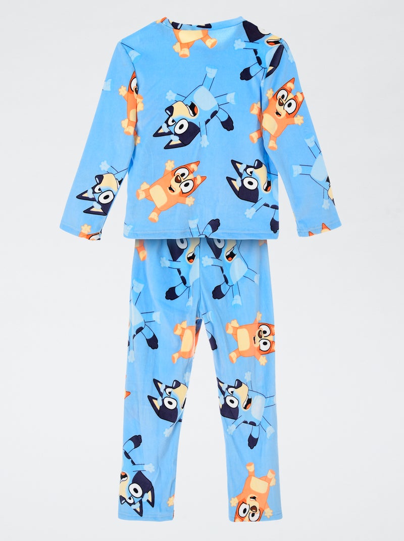 Warme pyjama 'Bluey' Blauw - Kiabi