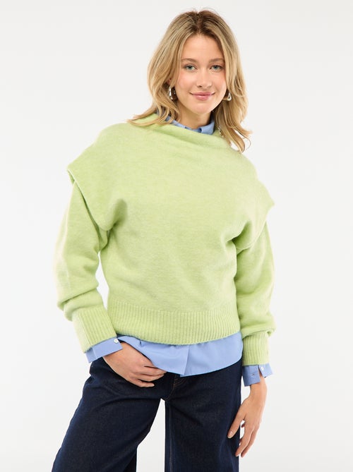 Warme trui met col - Kiabi