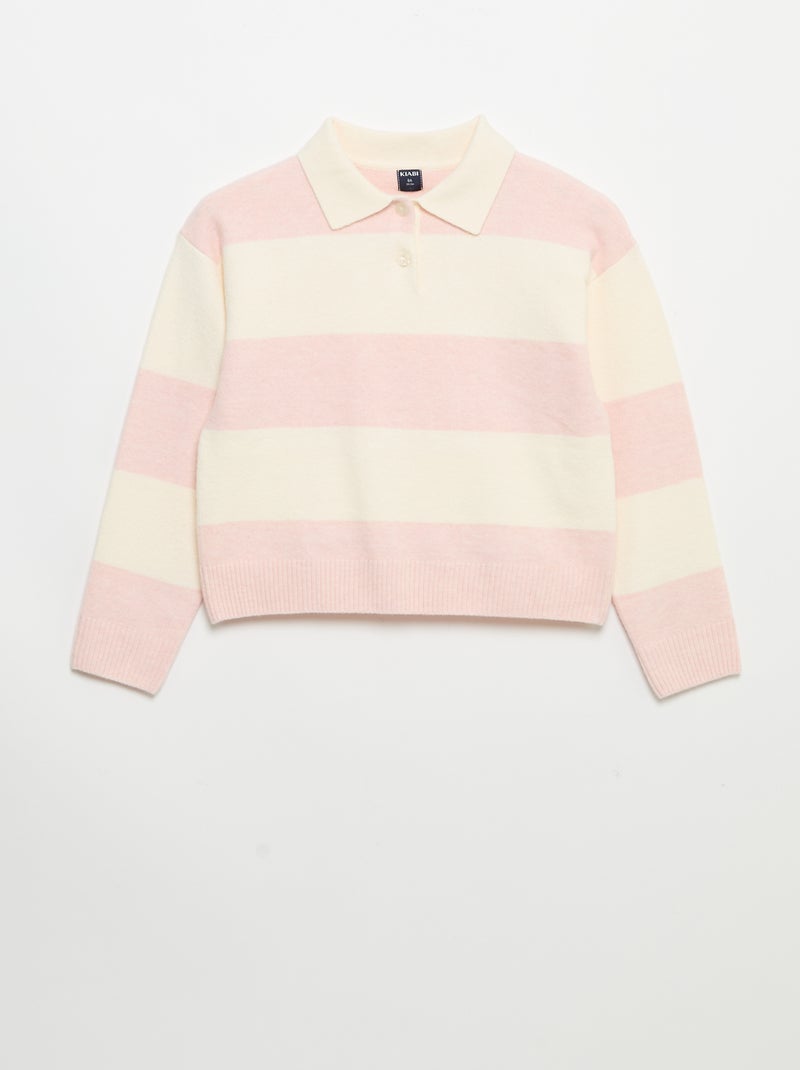 Warme trui met polokraag Rose - Kiabi