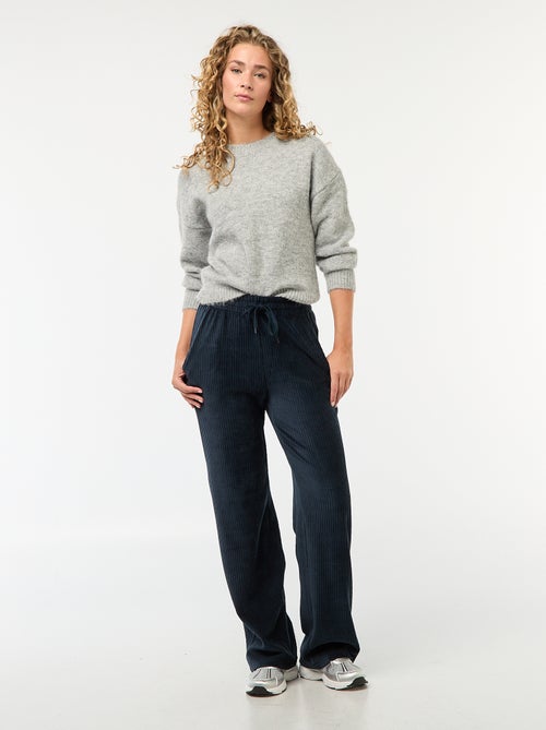 Warme trui van gespikkeld tricot - Kiabi