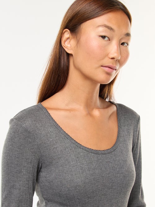 Warmteregulerend T-shirt met lange mouw - Kiabi