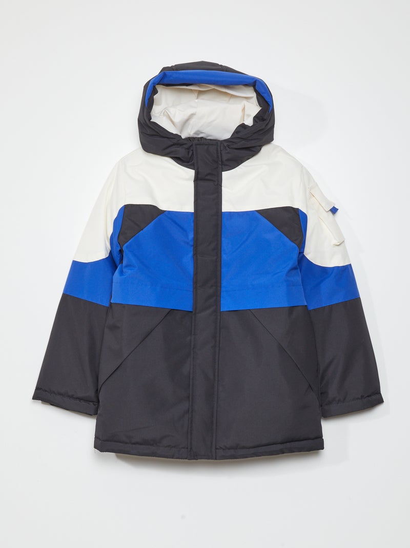 Waterafstotend donsjack BLAUW - Kiabi