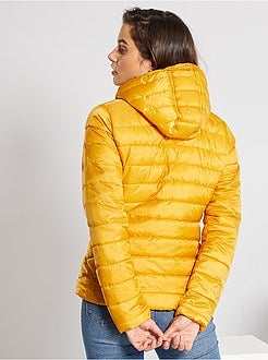 Waterafstotend donsjack met kap - Kiabi