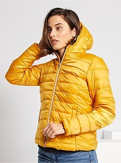 Waterafstotend donsjack met kap - Kiabi