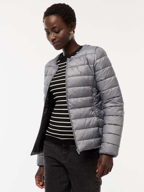 Waterafstotend en lichtjes gewatteerd donsjack - Kiabi