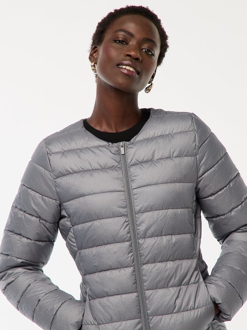 Waterafstotend en lichtjes gewatteerd donsjack - Kiabi