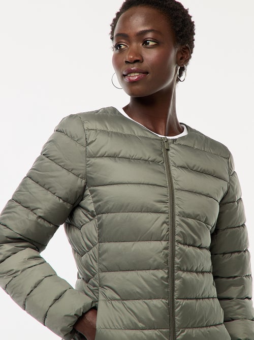 Waterafstotend en lichtjes gewatteerd donsjack - Kiabi