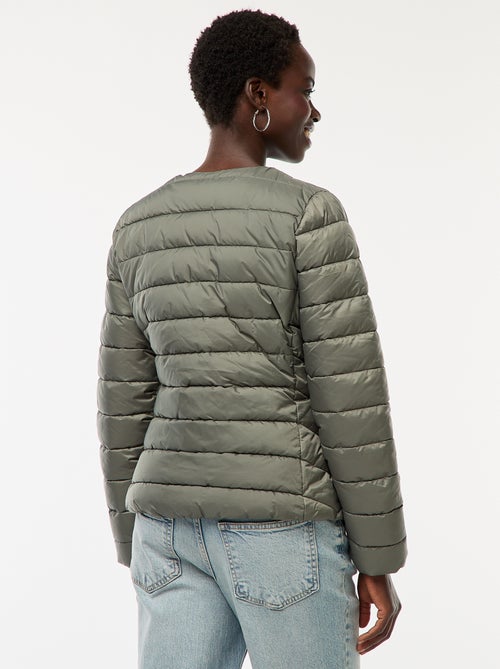 Waterafstotend en lichtjes gewatteerd donsjack - Kiabi