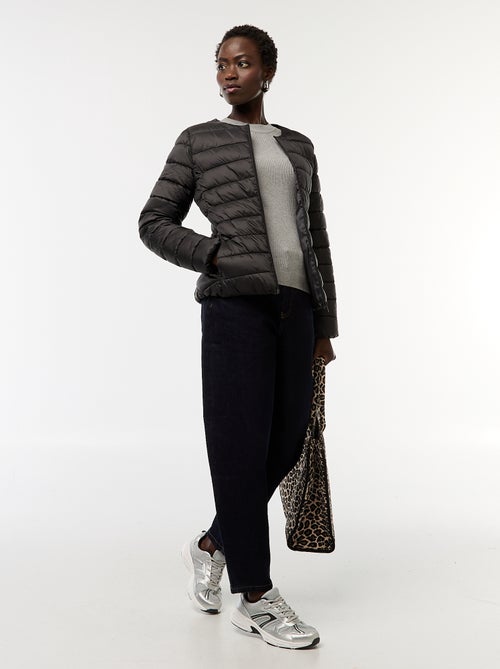 Waterafstotend en lichtjes gewatteerd donsjack - Kiabi