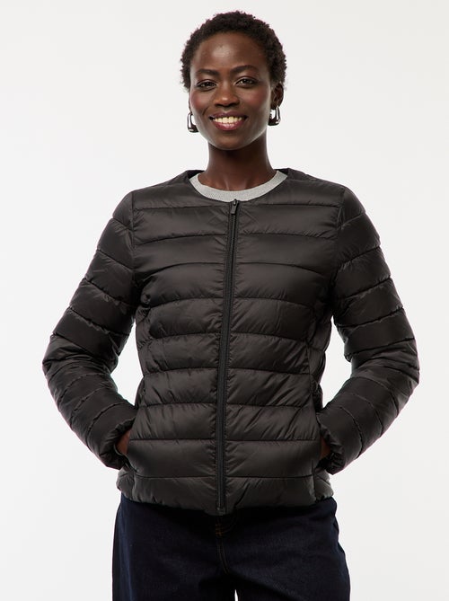 Waterafstotend en lichtjes gewatteerd donsjack - Kiabi