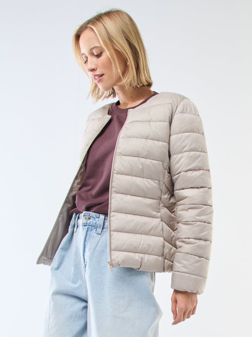 Waterafstotend en lichtjes gewatteerd donsjas - Kiabi