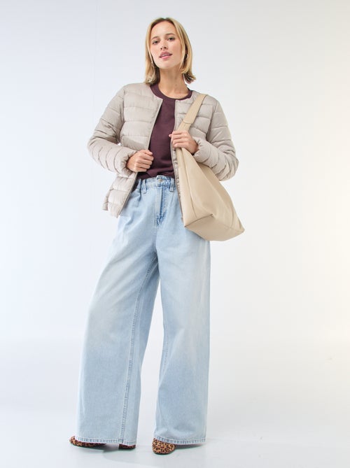 Waterafstotend en lichtjes gewatteerd donsjas - Kiabi