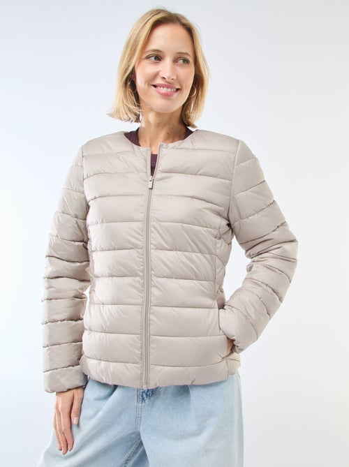 Waterafstotend en lichtjes gewatteerd donsjas - Kiabi