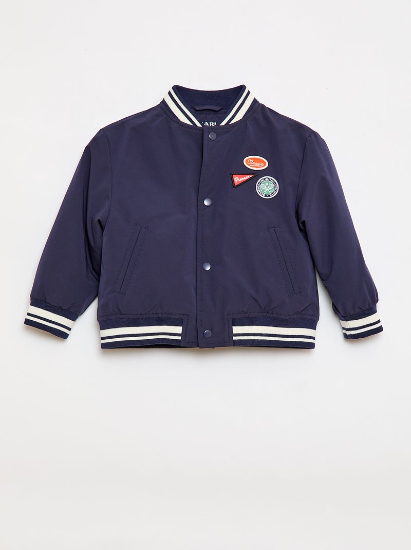 Waterafstotend pilotenjas Blauw - Kiabi