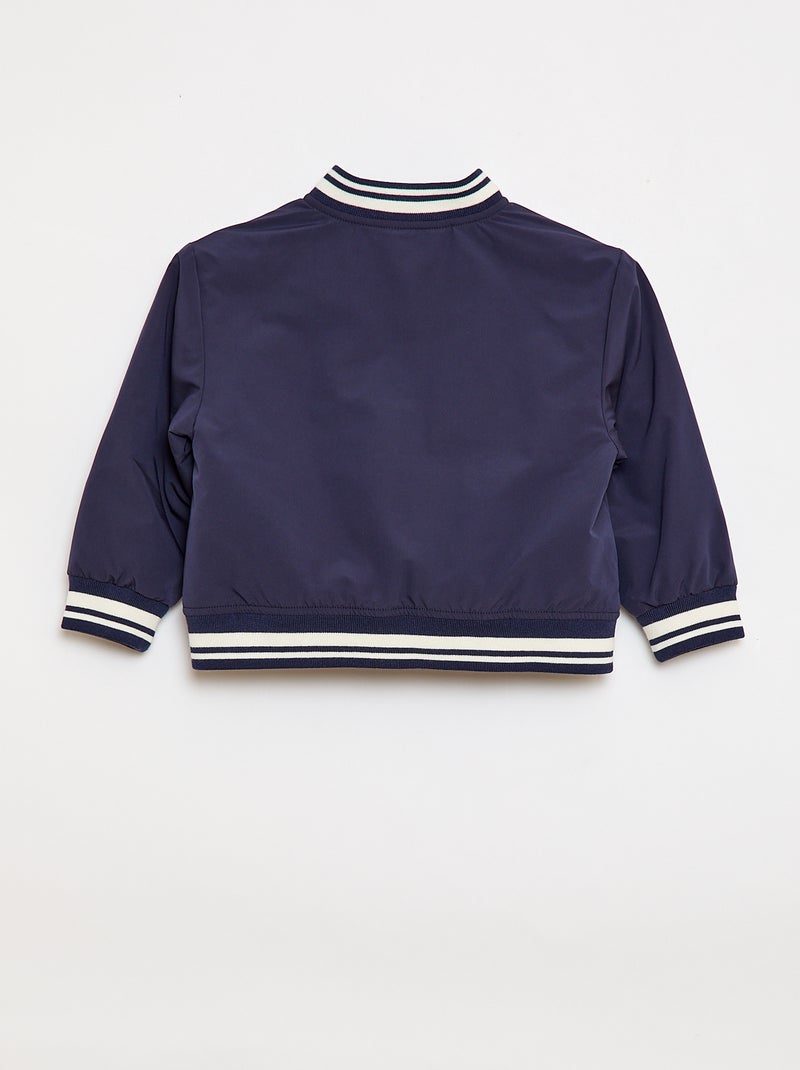 Waterafstotend pilotenjas Blauw - Kiabi