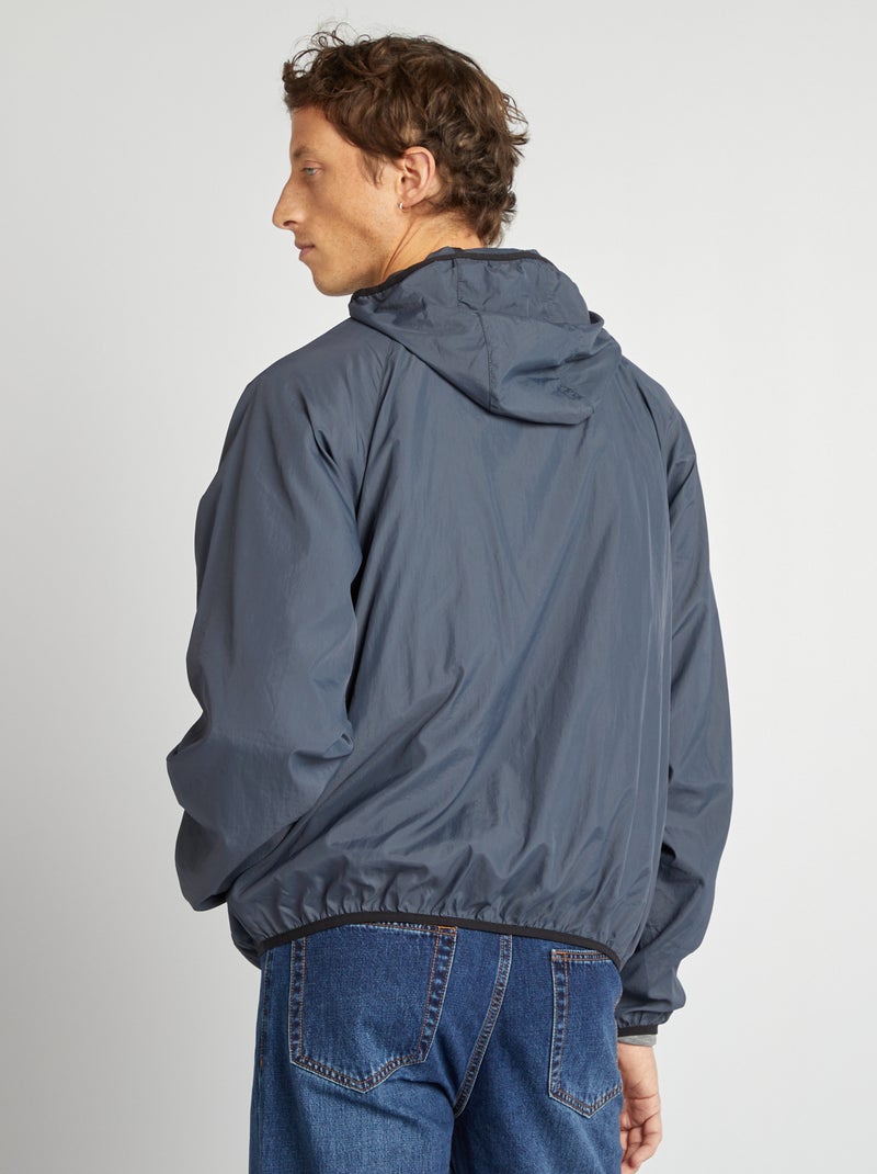 Waterafstotend windjack BLAUW - Kiabi