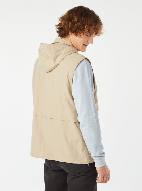 Waterafstotend windjack met afneembare mouwen - Kiabi