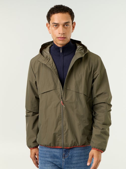 Waterafstotend windjack met capuchon - Kiabi