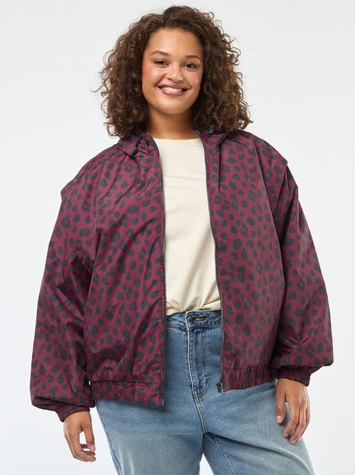 Waterafstotend windjack met capuchon - Kiabi