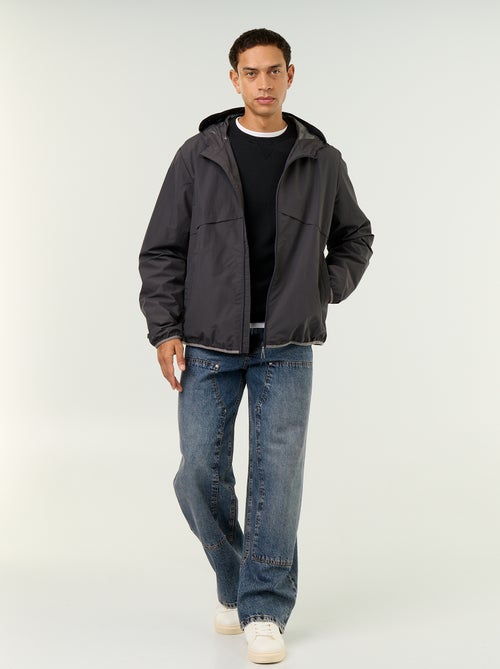 Waterafstotend windjack met capuchon - Kiabi