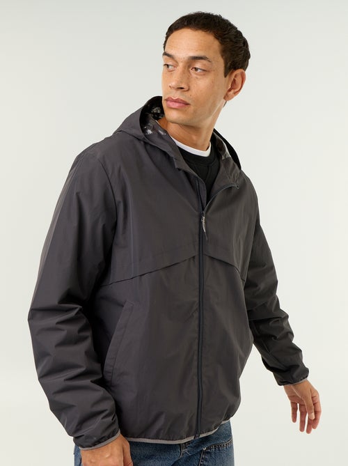 Waterafstotend windjack met capuchon - Kiabi