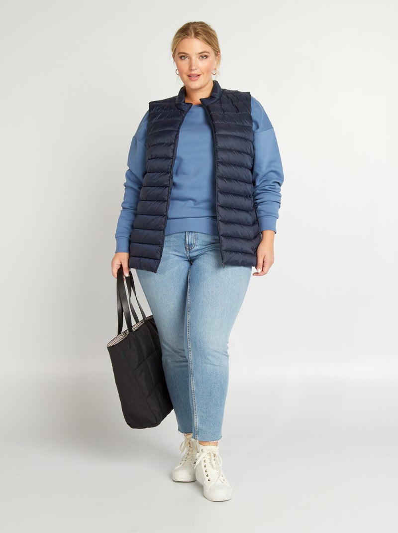 Waterafstotende bodywarmer BLAUW - Kiabi