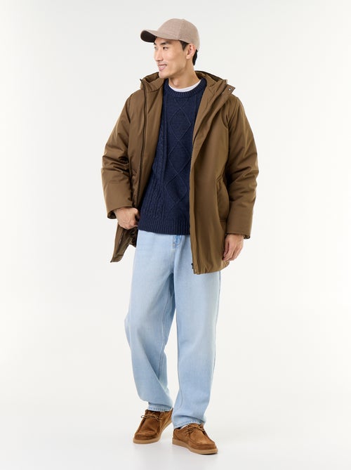 Waterafstotende capuchonparka - Kiabi