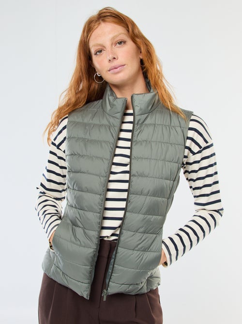 Waterafstotende doorgestikte bodywarmer - Kiabi