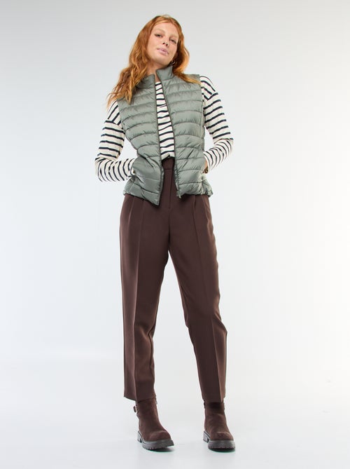 Waterafstotende doorgestikte bodywarmer - Kiabi