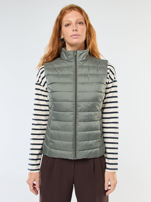 Waterafstotende doorgestikte bodywarmer - Kiabi