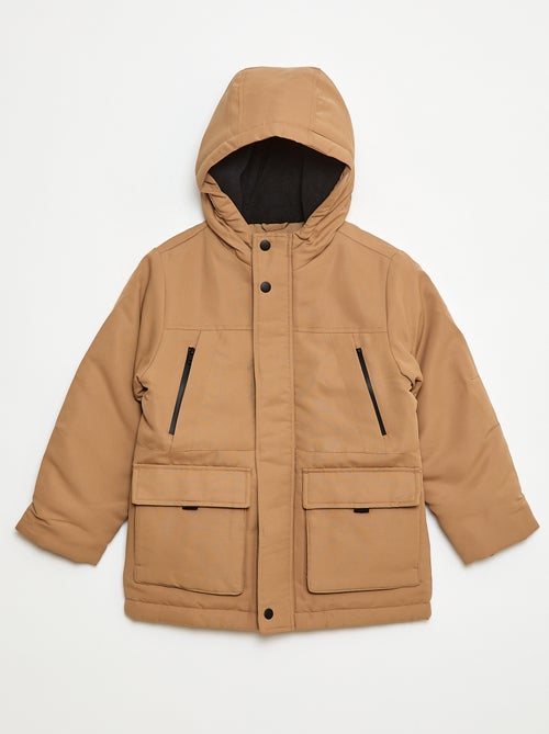 Waterafstotende parka met capuchon - Kiabi