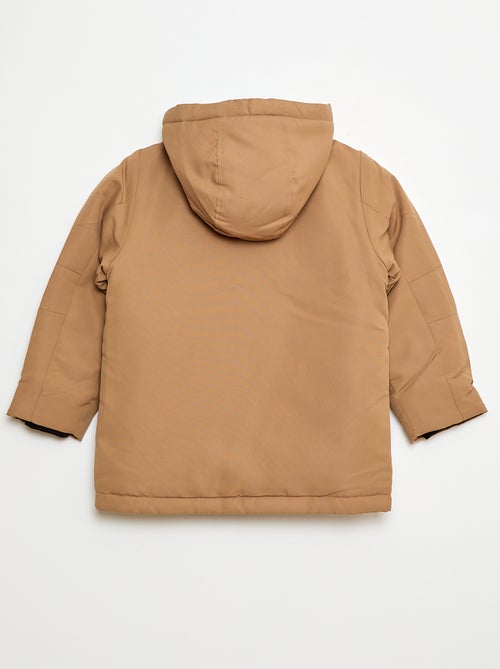 Waterafstotende parka met capuchon - Kiabi