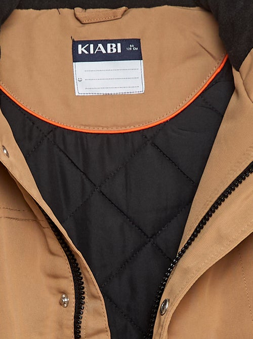 Waterafstotende parka met capuchon - Kiabi