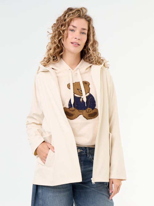 Waterafstotende parka met capuchon - Kiabi