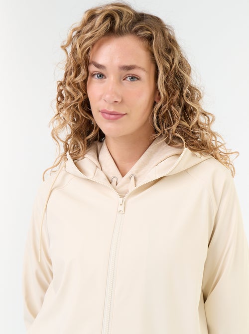 Waterafstotende parka met capuchon - Kiabi