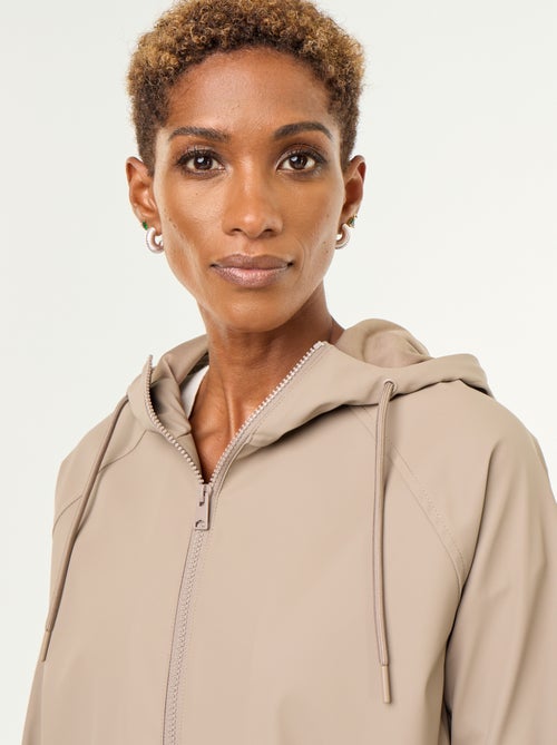 Waterafstotende parka met capuchon - Kiabi
