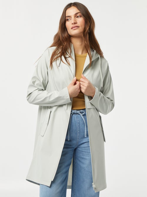 Waterafstotende parka met capuchon - Kiabi