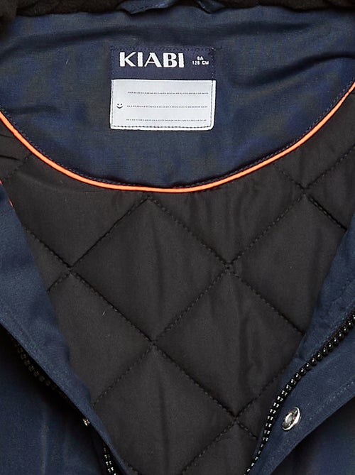 Waterafstotende parka met capuchon - Kiabi