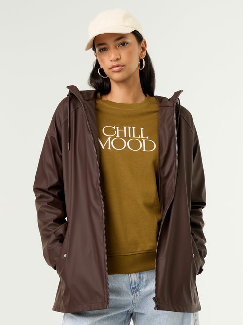 Waterafstotende parka met capuchon - Kiabi