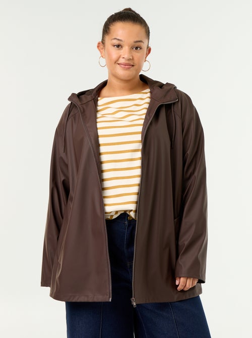 Waterafstotende parka met capuchon - Kiabi