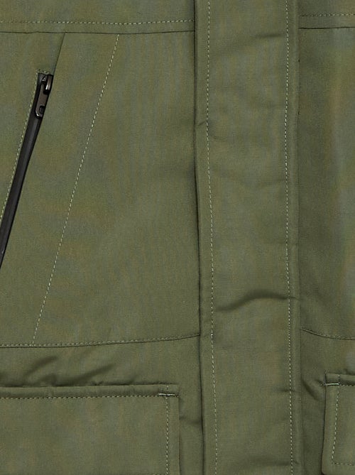 Waterafstotende parka met capuchon - Kiabi