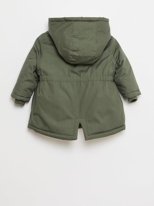 Waterafstotende parka met capuchon - Kiabi