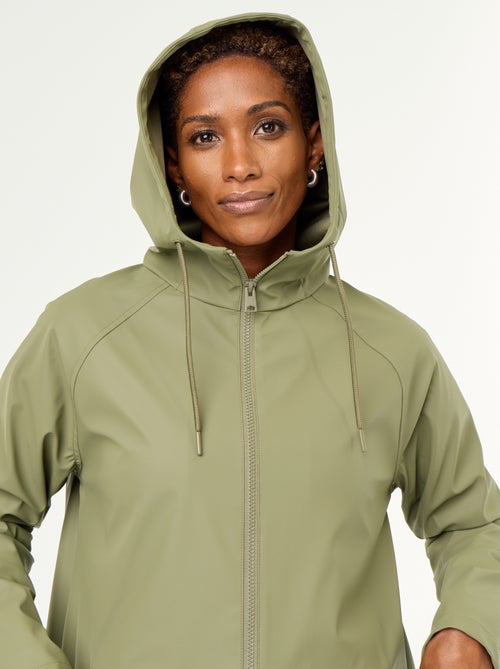 Waterafstotende parka met capuchon - Kiabi