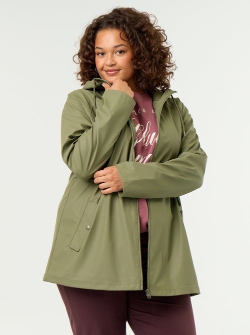 Waterafstotende parka met capuchon - Kiabi