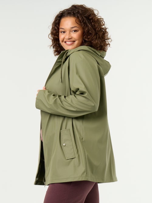 Waterafstotende parka met capuchon - Kiabi